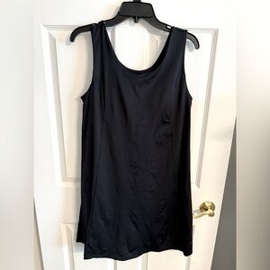 Mondetta Black Tank Athletic Dress w/bra and Bike Shorts Size Medium